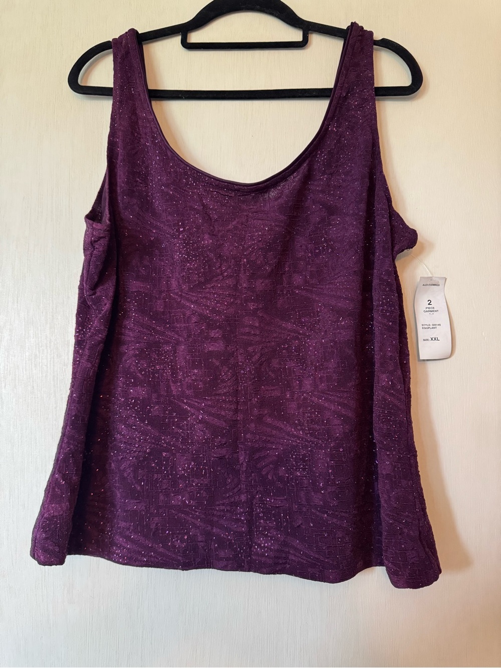 NWT Alex evening sparkle top